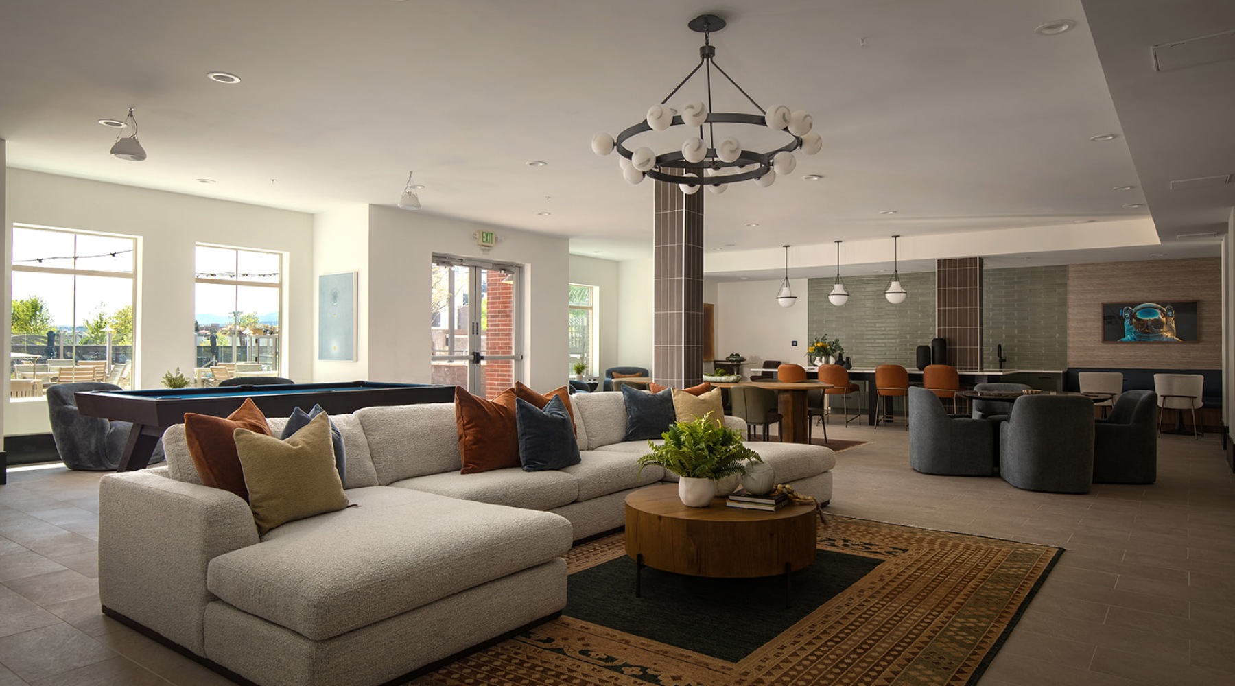 large lounge chairs in a large room