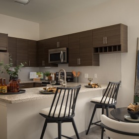 kitchen with stainless steel appliances